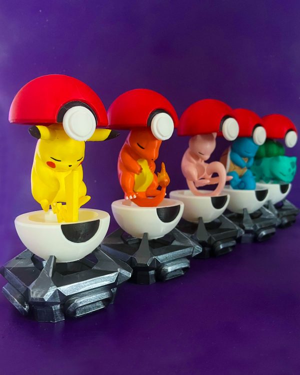 Pokemons dentro de la Pokeball