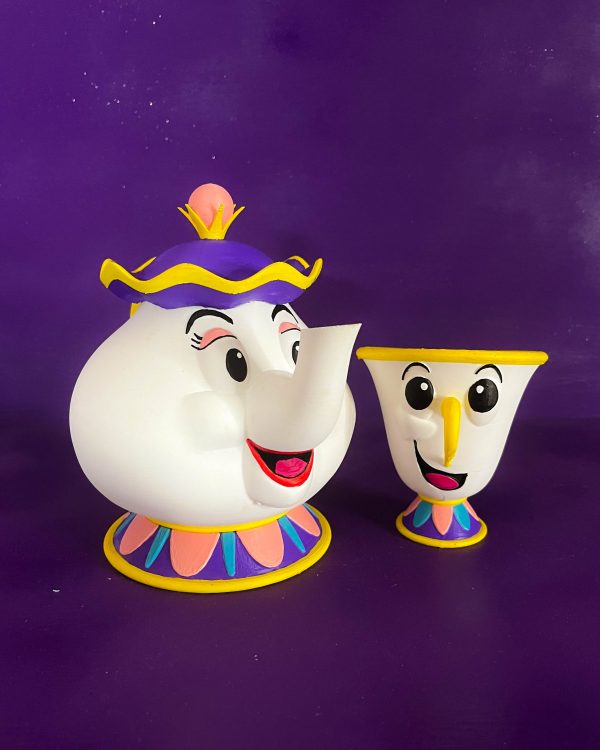 Sra. Potts y Chip La Bella y la Bestia